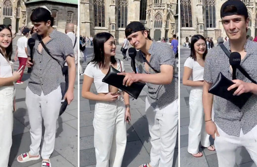 Sokak röportajında turist kadını taciz edince sınır dışı edildi! Artık Türkiye'de çekecek