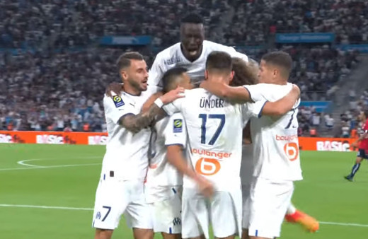 Cengiz Ünder asist yaptı Marsilya kazandı