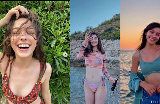 Duy Beni'deki Hazal güzelliği ile dizidekilere fark attı Meltem Akçöl'ün cesur pozlarına bakın