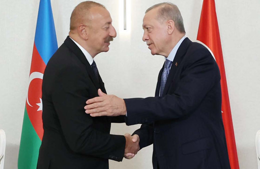 Cumhurbaşkanı Erdoğan, İlham Aliyev ile bir araya geldi