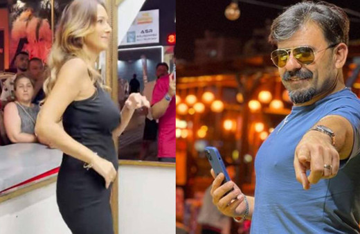 Çılgın dondurmacı hamile müşterisini zorla dükkana soktu