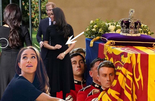 Kraliçe Elizabeth'in tabutu sır dolu! Meghan Markle casus iddiası kıyafetine gizledi!