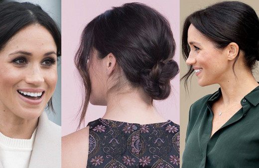 Sadece 5 dakikada hazırsınız kraliyet ailesine yakışır Meghan Markle topuzu