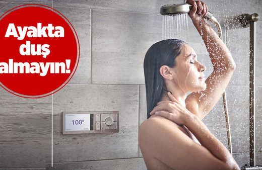 Ayakta duş alıyorsanız aman dikkat farkına varmadan kel kalabilirsiniz!