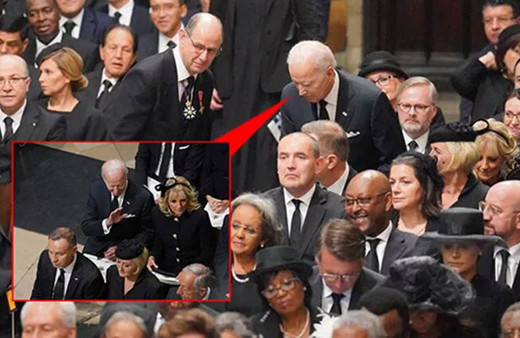 Kraliçe'nin cenaze töreninde ABD Başkanı Biden'e şok! Donald Trump çok fena dalgasını geçti