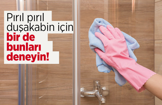 Su lekelerini yok eden pırıl pırıl parlayan duşakabinler için bunu yapın!