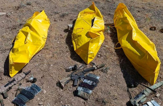 Bakan Soylu, Diyarbakır’da etkisiz hale getirilen teröristlerin “sarı torbalı” fotoğrafını paylaştı