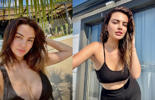 Fenomen Ece Ronay bikinisi ile ateş etti, sosyal medya yıkıldı: "Offf offf yandı buralar"