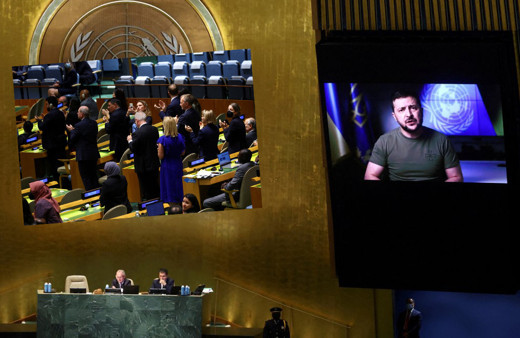 Zelenskiy'den 'Rusya' talebi! BM üyeleri ayakta alkışladı