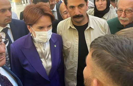 Meral Akşener'in Mersin ziyaretinde 'söz vermiştiniz' gerginliği! Korumalar aldı itekledi beni