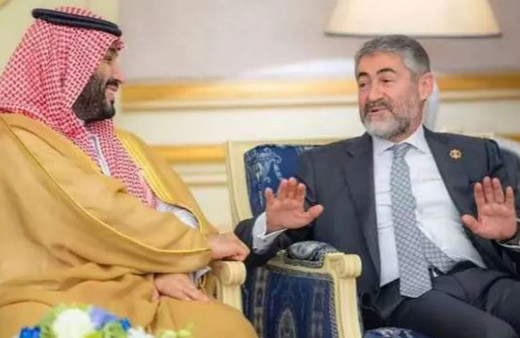 Veliaht Prens Muhammed bin Selman ile Bakan Nebati görüştü