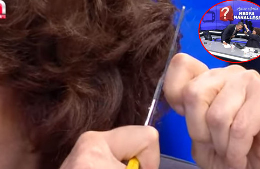 CHP’li Ali Mahir Başarır ve Ayşenur Arslan canlı yayında saç kesti