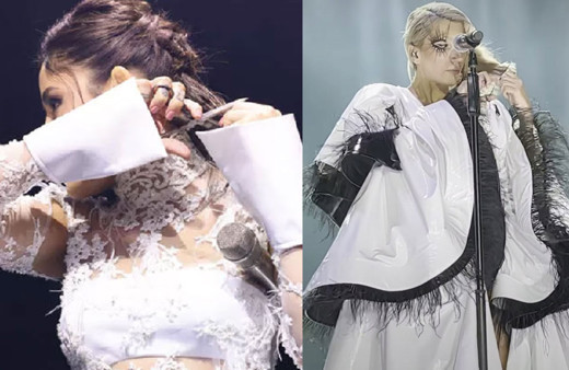 Hande Yener'den İranlı kadınlara destek! Konserde saçlarını kesti