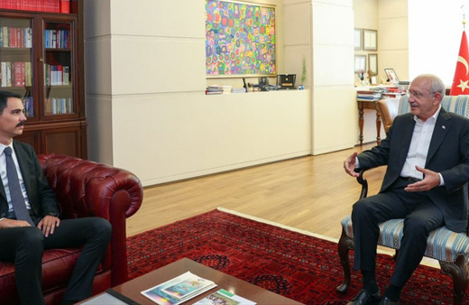 CHP Genel Başkanı Kılıçdaroğlu, Muhsin Yazıcıoğlu'nun oğlu ile görüştü