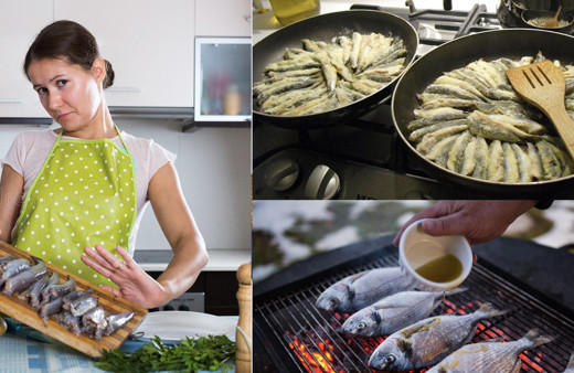 Balık yemek çok keyifli ama ya ele ve odaya sinen kokusu... İşte en basit yöntemler