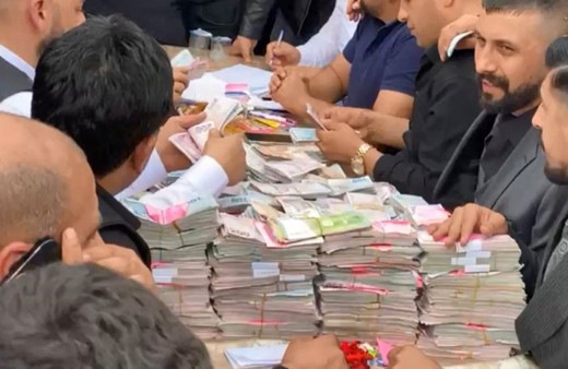 Kocaeli'de aşiret düğününde 11 milyon 500 bin TL para toplandı