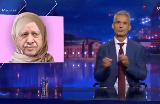 İsveç devlet televizyonunda skandal Erdoğan yayını! Canlı yayında hakaretler ettiler