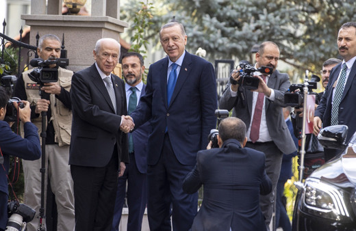 Cumhurbaşkanı Erdoğan ile Bahçeli birlikte poz verdi! Dikkat çeken fotoğraflar