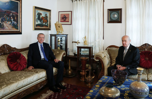 Cumhurbaşkanı Erdoğan ile MHP lideri Bahçeli'den sürpriz görüşme