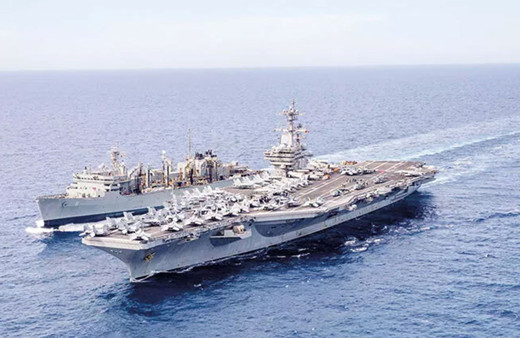 ABD'den yeni skandal hamle! Amerikan uçakgemisi Girit’e demir attı