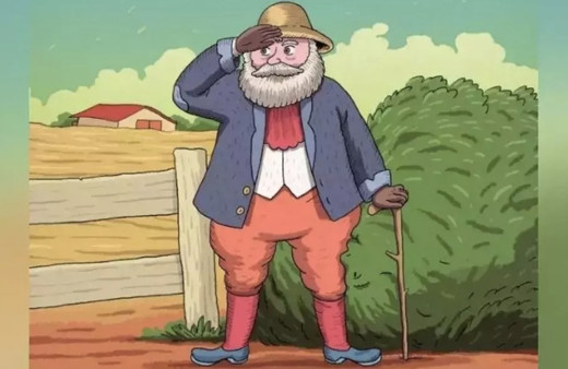 Sadece 10 saniyeniz var! Yaşlı adamın karısını bulursanız dahisiniz detaya dikkat