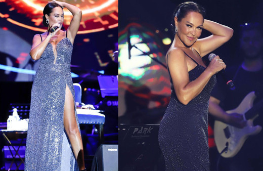 Kim der ki 59 yaşında! Hülya Avşar yeşiller içinde paylaştı! Göğüs dekoltesi olay oldu