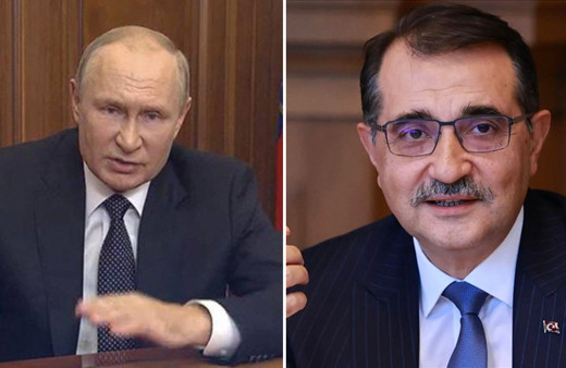 Putin'in 'Türkiye’de doğal gaz merkez kurulabiliriz' önerisine Türkiye'den ilk yanıt