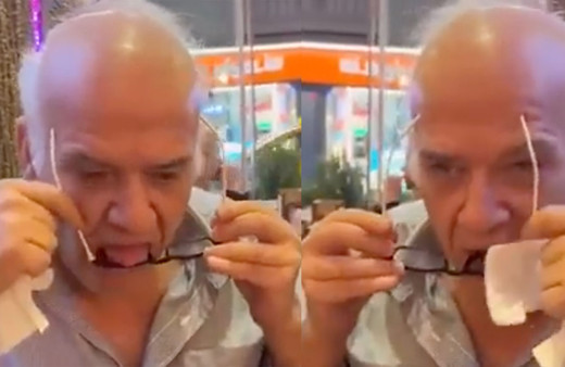 Ahmet Çakar yaladı izleyenin midesi bulandı! Ertem Şener bir daha istedi