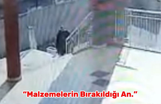  Cemevine çirkin provokasyon! 'Sanatçıyız' diye geldiler beze sarılı balta bırakıp gittiler