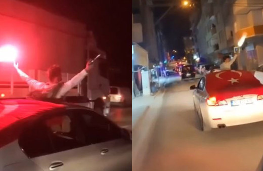 Asker uğurlaması diye yarı otomatik silah ve tabancalarla dehşet saçtılar