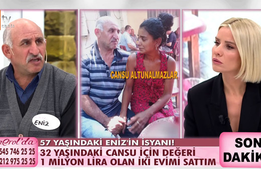 Uçkur sevdalısı Eniz Demirci Esra Erol'u delirtti: 2 ev parasını hayat kadınına kafede yedirmiş