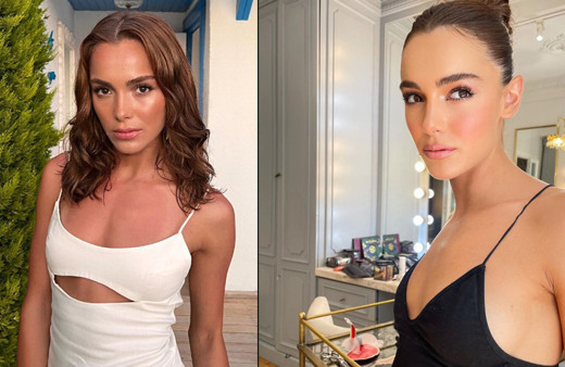 Hafsanur Sancaktutan göğüs dekolteli pozlarıyla Instagram'ı salladı! "Bacım onu da giymeseydin..."