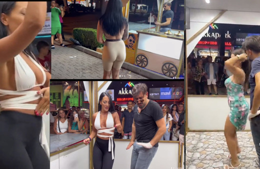 Çılgın Dondurmacı kantarın topuzunu kaçırdı! Genç kızı arka tarafa götürüp...