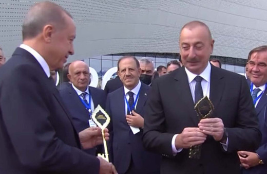 Cumhurbaşkanı Erdoğan Azerbaycan'da