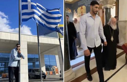 Yunan bayrak direğine sarılan FETÖ'cü Enes Kanter şimdi de bunu yaptı