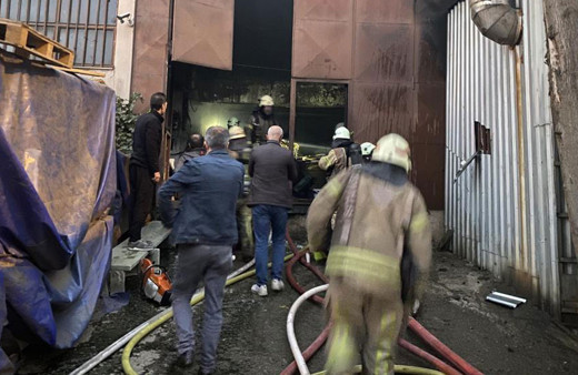 Pendik’te krom kaplama imalathanesinde korkutan yangın