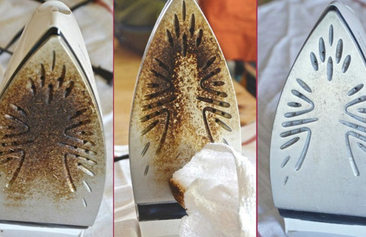 Ütü yapmak işkenceye dönüşmesin ütünün altındaki lekeler nasıl gider?