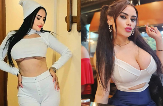 Gelin adayı Naz Mila yine sınırları zorladı! Tangalı yatak pozuyla yürek hoplattı!