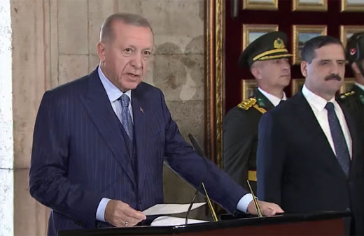 Cumhuriyet'in 99. yılı kutlanıyor! Devlet erkanı Anıtkabir'e çıktı 'TOGG'la taçlandırıyoruz'