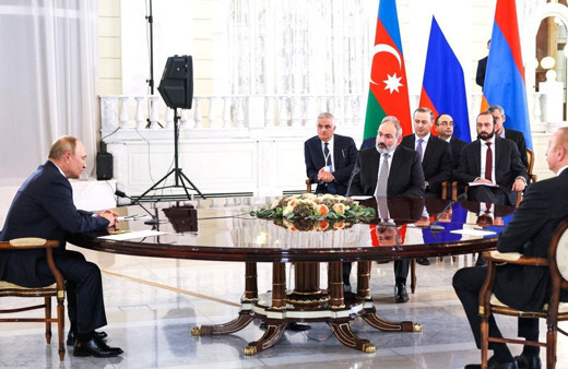 Putin, Aliyev ve Paşinyan Soçi'de bir araya geldi! Anlaşma sağlandı