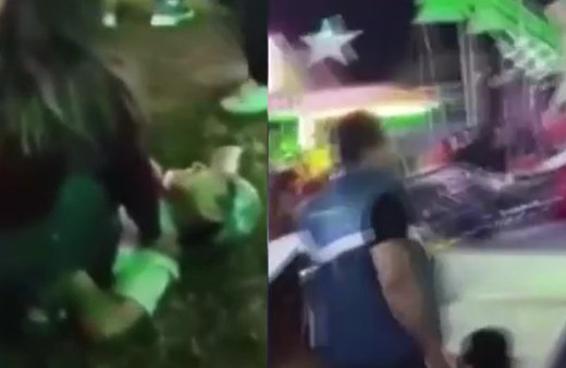 Lunaparkta facia: Metrelerce yükseklikten yere çakıldı! Çok sayıda yaralı var