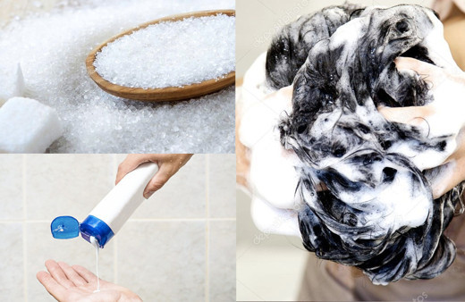 Ne alaka demeyin deneyin! Şampuanın içine şeker koyun bakın ne oluyor?