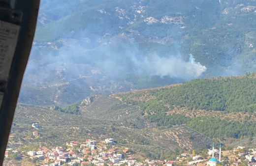 Kazdağlarında orman yangını başladı! Ekipler bölgeye gitti
