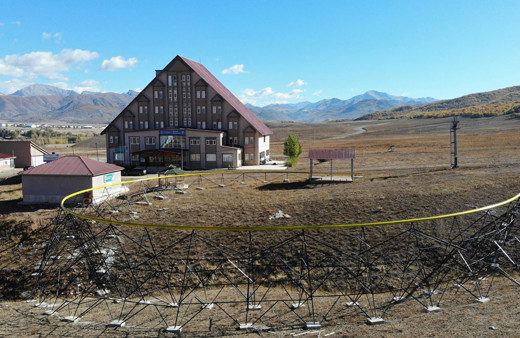 Tunceli Ovacık'a 4 milyon liralık yatırımla dağ kızağı pisti kuruluyor