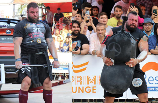 Alanya'da nefes kesen yarışma! Dünyanın en güçlü adamı belli oldu!