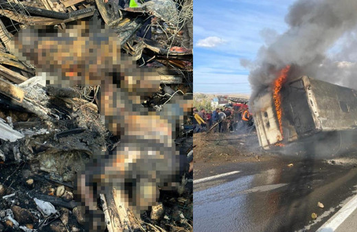 Ağrı'daki kazada kimlikler zor belirlendi! Yanarak ölen 6 kişinin ismi açıklandı 1 kişi hala belirsiz