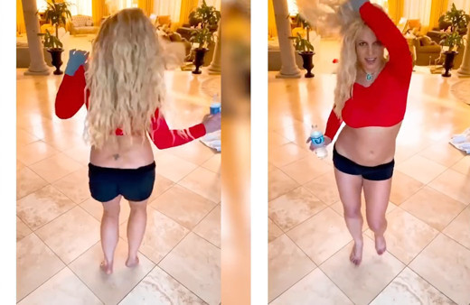 Britney Spears hastalığını popo sallayarak açıkladı! Tanrı dışında bir tedavisi yok