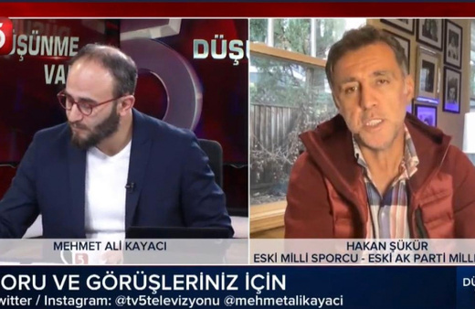 Hakan Şükür TV5 yayını olay oldu: Fethullah Gülen'i terket gel malını verelim dediler