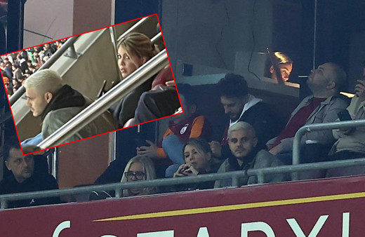 Wanda Nara ile Icardi tribünde maç izledi! Sosyal medya yıkıldı: "Bu kadın Fener'in ajanı olabilir"
