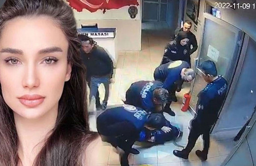 Yağmur Aşık'tan yeni skandal! Karakolda kendini yerden yere attı